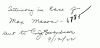 Max Mason. Case No. 6785. Note Regarding Testimony Sent to C. J. Swendsen, September 13, 1922.--Gov't  Record(s)--Note Regarding Testimony (gif)