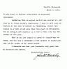  Gilbert Henry Stephenson. Application No. 5151.  Letter from Oscar Abrahamson to Board of Pardons, March 2, 1921.--Correspondence (gif)